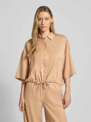 Bluzka o kroju relaxed fit z mieszanki modalu model 'Lainay' drykorn