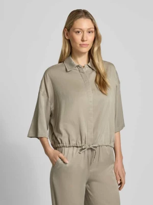 Bluzka o kroju relaxed fit z mieszanki modalu model 'Lainay' drykorn