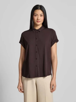 Bluzka o kroju relaxed fit z mieszanki wiskozy i elastanu model ‘MAJAN’ Samsøe Samsøe