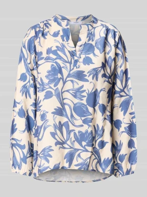 Bluzka o kroju relaxed fit z mieszanki wiskozy model ‘Lu44z’ ZABAIONE