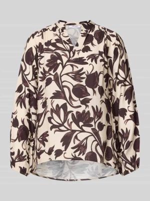 Bluzka o kroju relaxed fit z mieszanki wiskozy model ‘Lu44z’ ZABAIONE