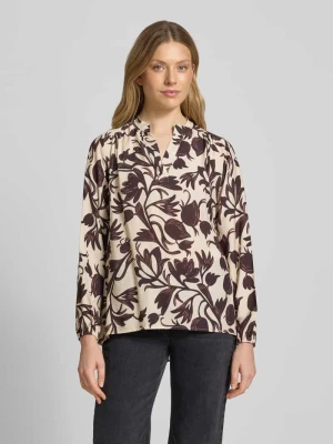 Bluzka o kroju relaxed fit z mieszanki wiskozy model ‘Lu44z’ ZABAIONE