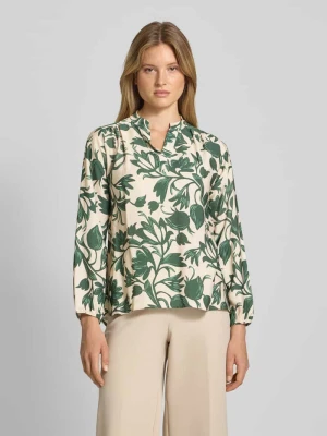 Bluzka o kroju relaxed fit z mieszanki wiskozy model ‘Lu44z’ ZABAIONE