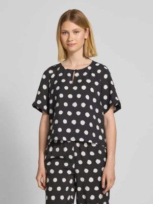 Bluzka o kroju relaxed fit z mieszanki wiskozy s.Oliver RED LABEL