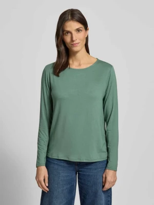 Bluzka o kroju relaxed fit z mieszanki wiskozy z długim rękawem i dekoltem w łódkę FYNCH-HATTON