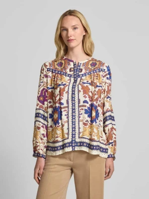 Bluzka o kroju relaxed fit z okrągłym dekoltem model ‘VERONE’ Bash