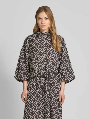 Bluzka o kroju relaxed fit z rękawem 3/4 Christian Berg Woman