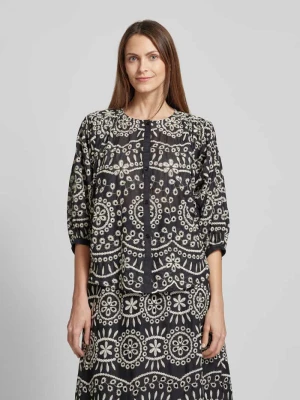 Bluzka o kroju relaxed fit z rękawem 3/4 LANIUS