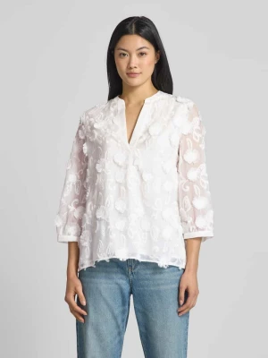 Bluzka o kroju relaxed fit z rękawem o dł. 3/4 model ‘Belle’ Joop!