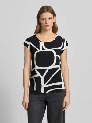 Bluzka o kroju relaxed fit z tkaniny crêpe model 'VIC' Only