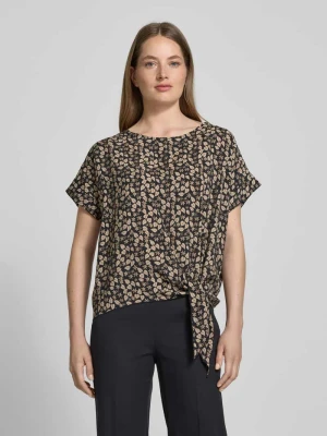 Bluzka o kroju relaxed fit z wiązanym detalem Christian Berg Woman