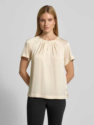 Bluzka o kroju relaxed fit z zakładkami comma