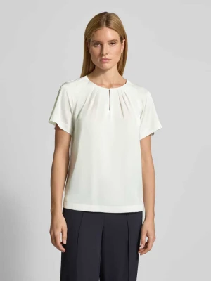 Bluzka o kroju relaxed fit z zakładkami comma