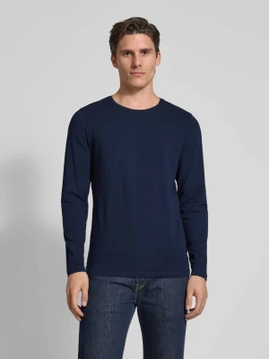 Bluzka o kroju slim fit z długim rękawem i dodatkiem streczu model ‘Theo’ casual friday