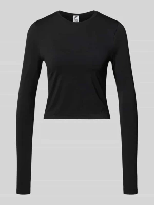 Bluzka o kroju slim fit z długim rękawem i okrągłym dekoltem model ‘Feather’ Fabletics