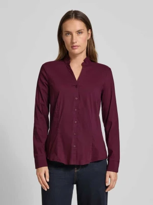 Bluzka o kroju slim fit z falbanami MORE & MORE