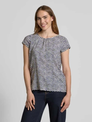 Bluzka o kroju slim fit z okrągłym dekoltem model ‘SELIA’ Soyaconcept