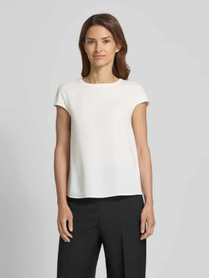 Bluzka o kroju slim fit z okrągłym dekoltem Windsor