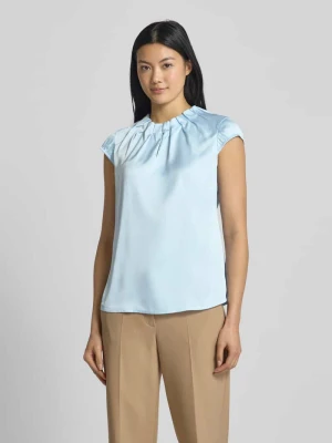 Bluzka o kroju slim fit z wycięciem w kształcie łezki comma