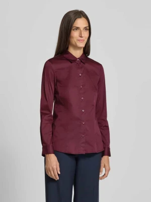 Bluzka o kroju slim fit z wykładanym kołnierzem Christian Berg Woman