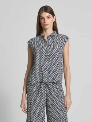 Bluzka o kroju slim fit z wykładanym kołnierzem Zero
