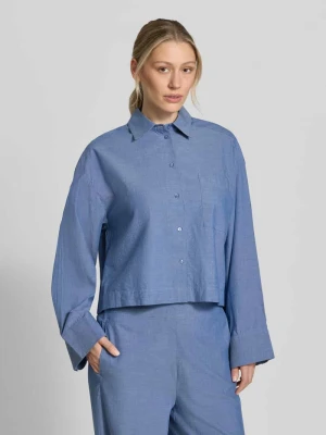Bluzka o krótkim kroju z czystej bawełny ekologicznej model 'KIRA-ASTHA' Selected Femme