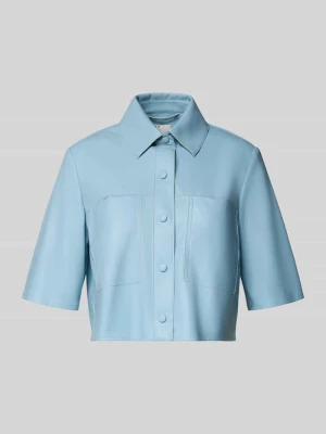 Bluzka o krótkim kroju z rękawem o dł. 1/2 V by Vera Mont