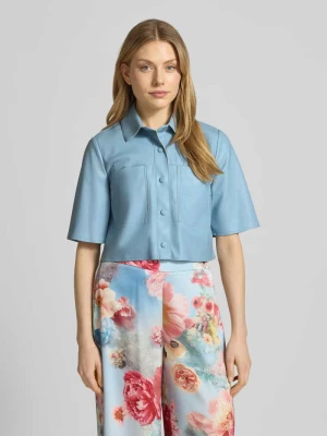 Bluzka o krótkim kroju z rękawem o dł. 1/2 V by Vera Mont