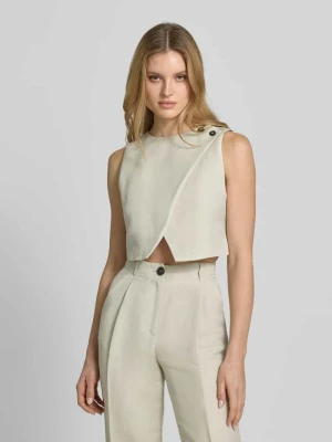 bluzka o krótkim kroju z zapięciem na guzik curated by Anna Schürrle Style Icon Collection