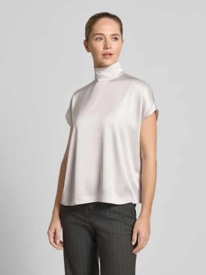 Bluzka o lejącym kroju ze stójką Style Icon Collection