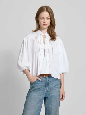 Bluzka o luźnym kroju z czystej bawełny model ‘BALES’ Boss Orange