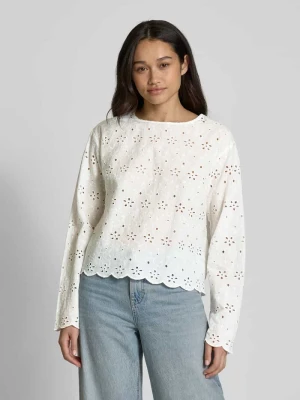 Bluzka o luźnym kroju z czystej bawełny model ‘TARMORINE’ Pieces