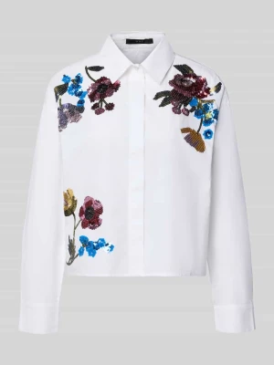 Bluzka o pudełkowym kroju z cekinami Oui