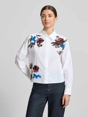 Bluzka o pudełkowym kroju z cekinami Oui