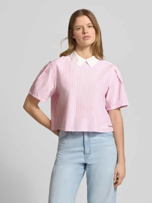 Bluzka o pudełkowym kroju z czystej bawełny Marc O'Polo DENIM