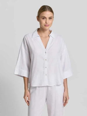 Bluzka o pudełkowym kroju z dekoltem w serek model 'Lava' FREE/QUENT