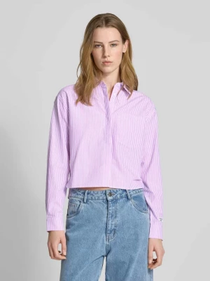 Bluzka o pudełkowym kroju z kieszenią na piersi model ‘Aliya’ Colourful Rebel