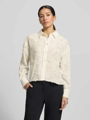 Bluzka o pudełkowym kroju ze wzorem na całej powierzchni model ‘Fenima’ Opus