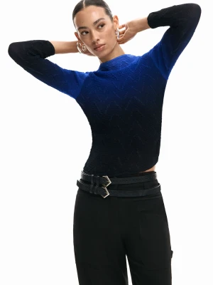 Bluzka o teksturze cieniowanej Desigual