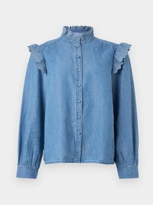 Bluzka Only niebieski denim
