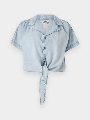 Bluzka Only jasnoniebieski denim