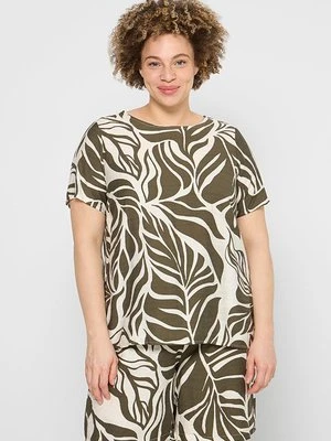Bluzka ONLY Carmakoma khaki