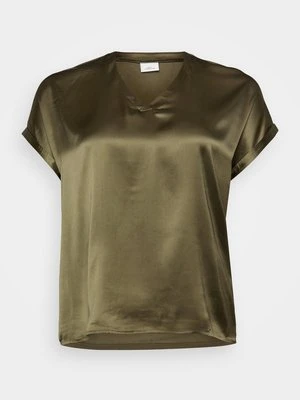 Bluzka ONLY Carmakoma khaki