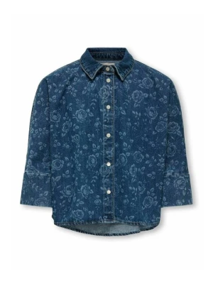 Bluzka ONLY GIRLS niebieski denim