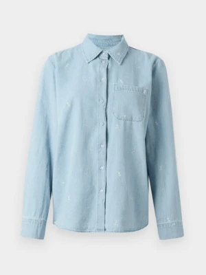Bluzka Only jasnoniebieski denim
