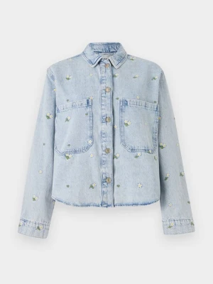Bluzka Only jasnoniebieski denim