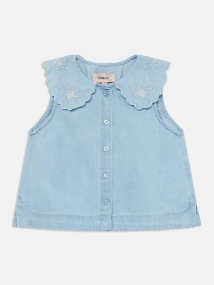 Bluzka ONLY MINI jasnoniebieski denim