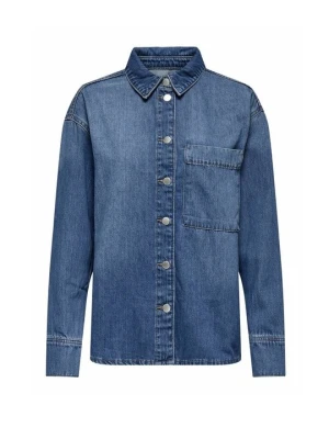 Bluzka Only niebieski denim