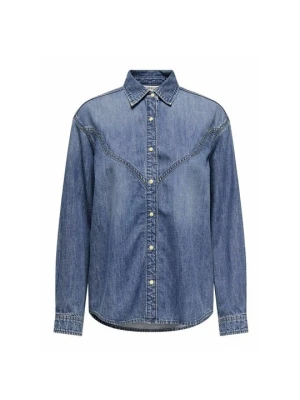 Bluzka Only niebieski denim