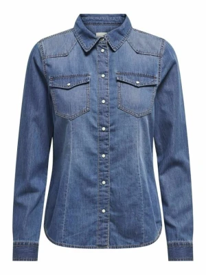 Bluzka Only niebieski denim